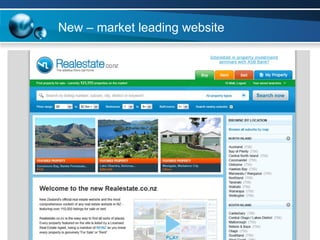 New – market leading website 