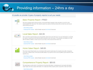 Providing information – 24hrs a day 
