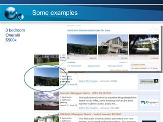 Some examples 3 bedroom  Onerahi $500k 