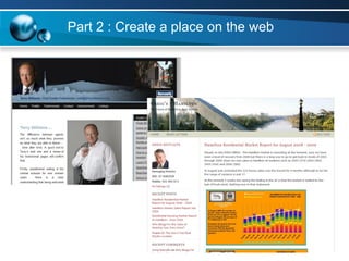 Part 2 : Create a place on the web 