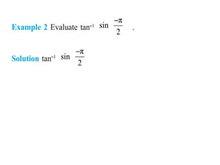 Inverse trigonometric functions from class 12 maths
