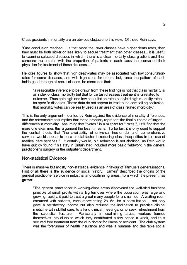 Inverse care law julian tudor hart