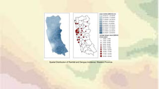 Spatial Distribution of Rainfall and Dengue Incidence: Western Province
 