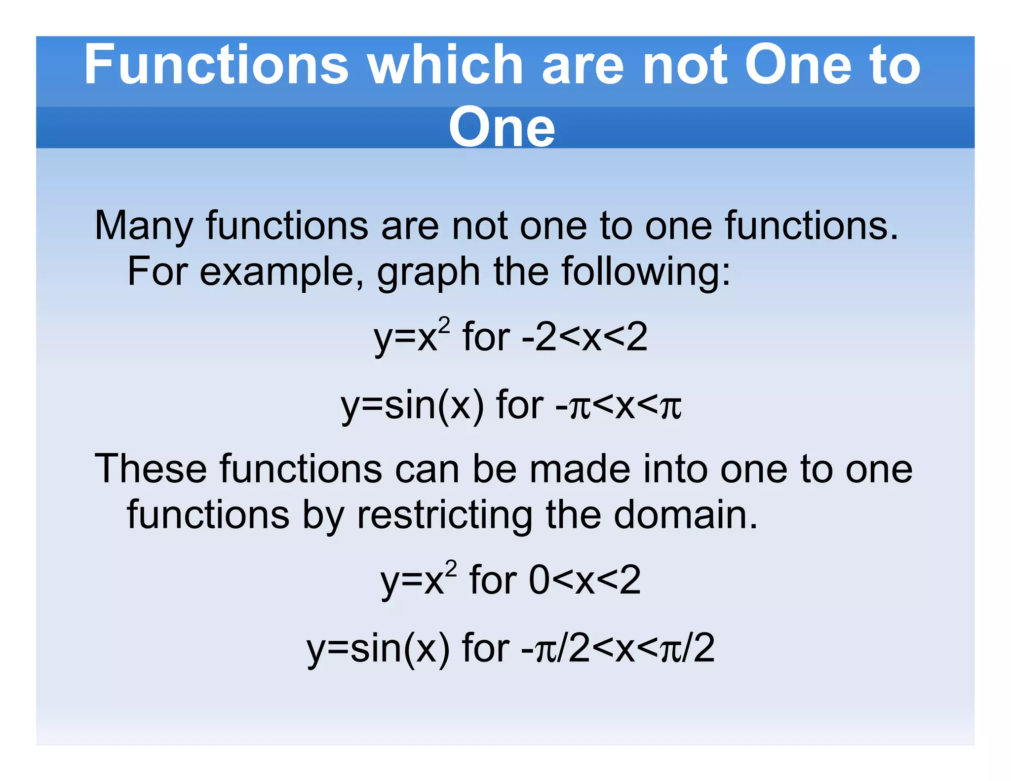 Inverse Functions | PPT