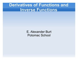 ppt - inverses of functions – part 1 powerpoint... Inverse Functions | ODP