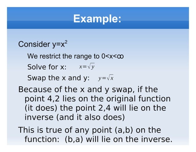 Inverse Functions | PPT