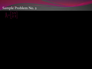 Sample Problem No. 2