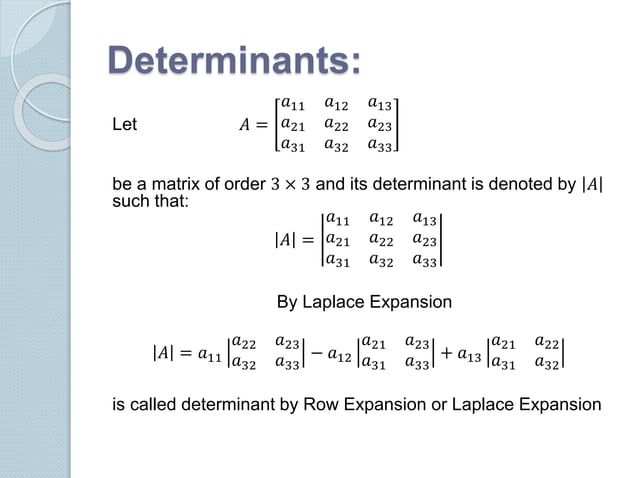 Inverse of matrices by cofactor method | PPT