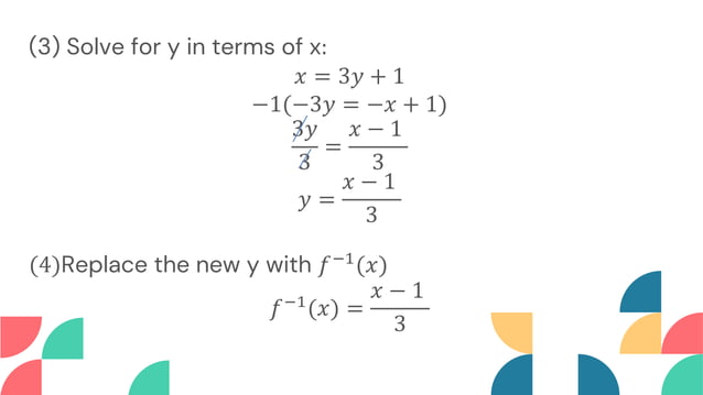 INVERSE OF ONE-TO-ONE FUNCTIONS (that will help you) | PPT