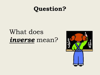 What does sale inverse mean