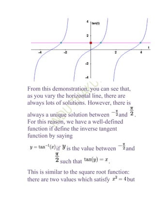 Inverse trigonometric functions xii[1] | DOCX