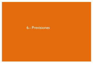 6.- Previsiones
4.1.- Internet
 