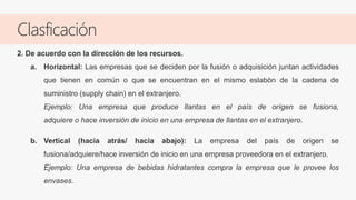 Inversión Extranjera - directa e indirecta | PPT