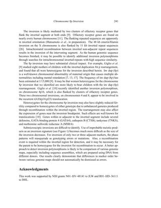 Inversion chromosome 8 ashadeep chandrareddy | PDF