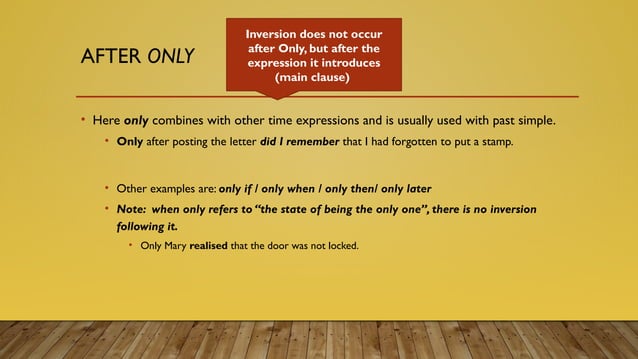 Inversion - Inverted Structures - English | PPT