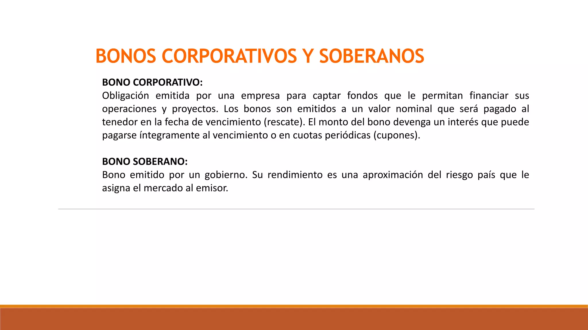 Inversiones en valores de renta fija | PPTX