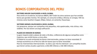 Inversiones en valores de renta fija | PPTX