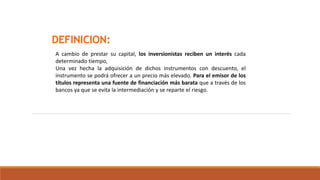 Inversiones en valores de renta fija | PPTX