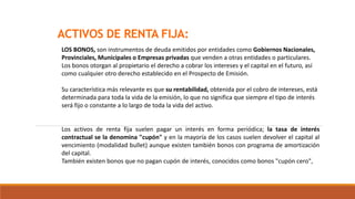 Inversiones en valores de renta fija | PPTX