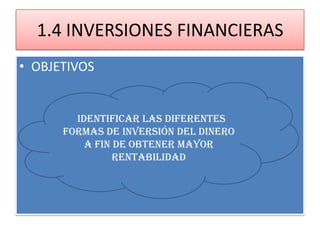 Inversiones financieras | PPTX