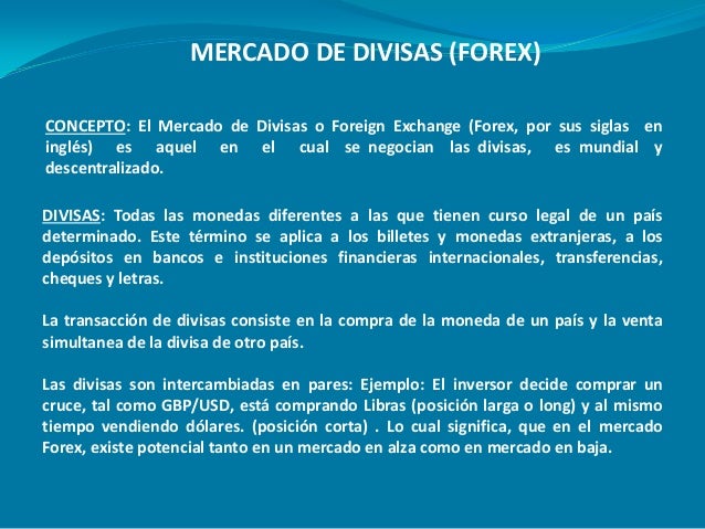 Siglas del petroleo en forex