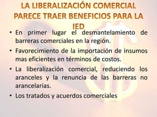 Inversiones Y Empresas Multinacionales