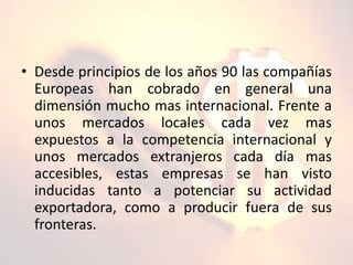 Inversiones Y Empresas Multinacionales