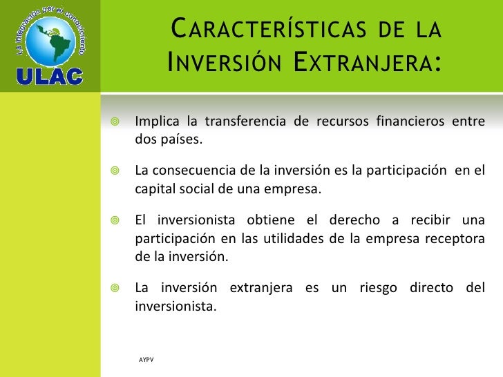 Inversion Extranjera Inversion Extranjera