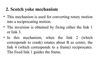 INVERSION OF FOUR BAR SINGLE AND DOUBLE SLIDER.pptx