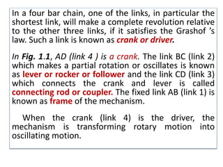 Inversion of mechanisms | PPTX
