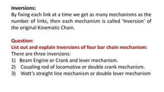 Inversion of mechanism | PPT