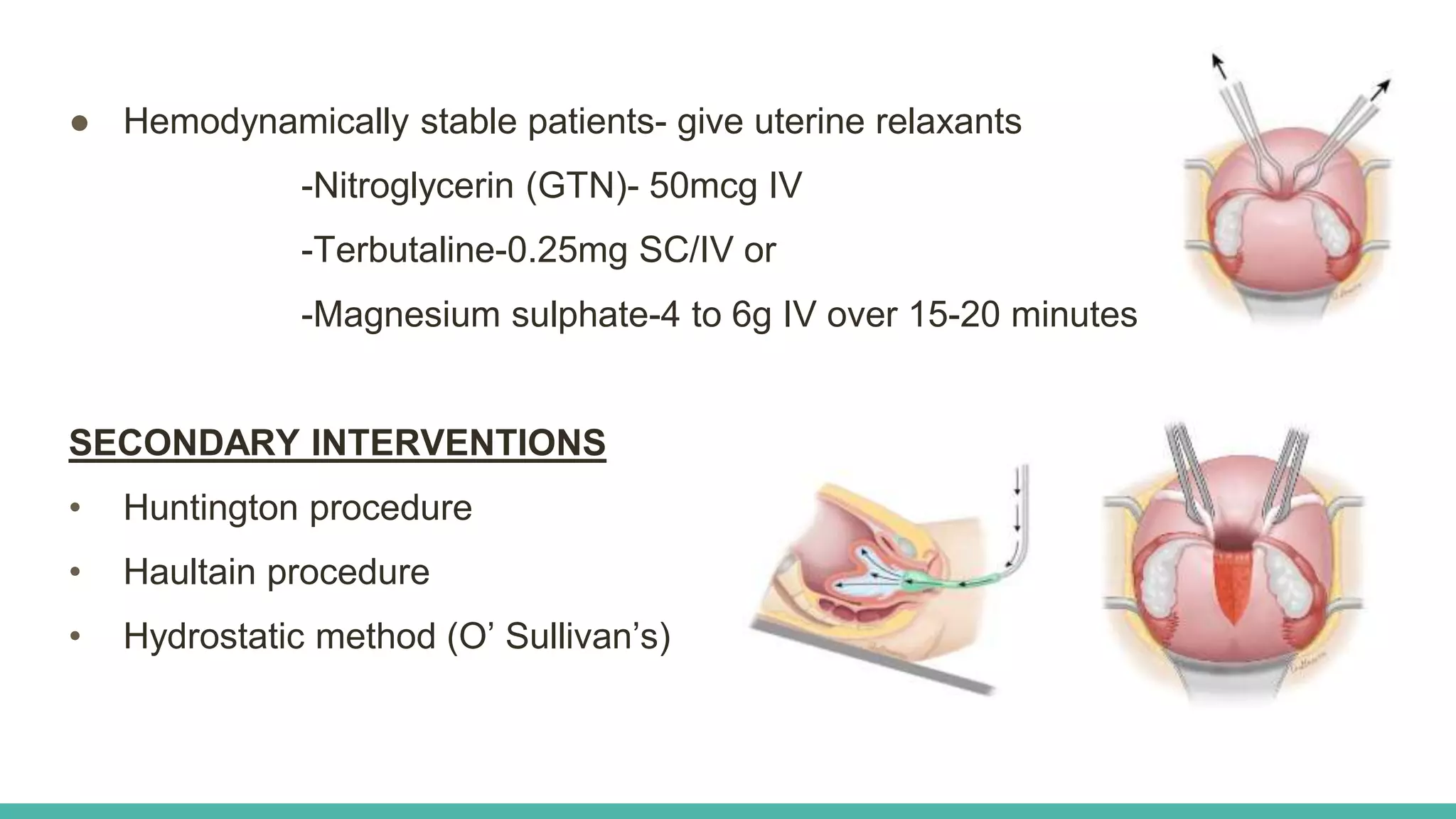 Ueterine Inversion INVERSION OF THE UTERUS .pptx