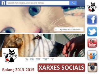 Balanç 2013-2015 XARXES SOCIALS
 