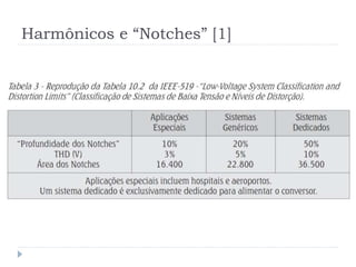 Harmônicos e “Notches” [1]
 