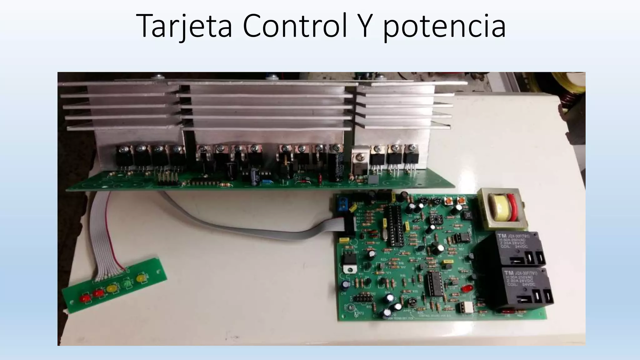 Tarjeta Control Y potencia
 