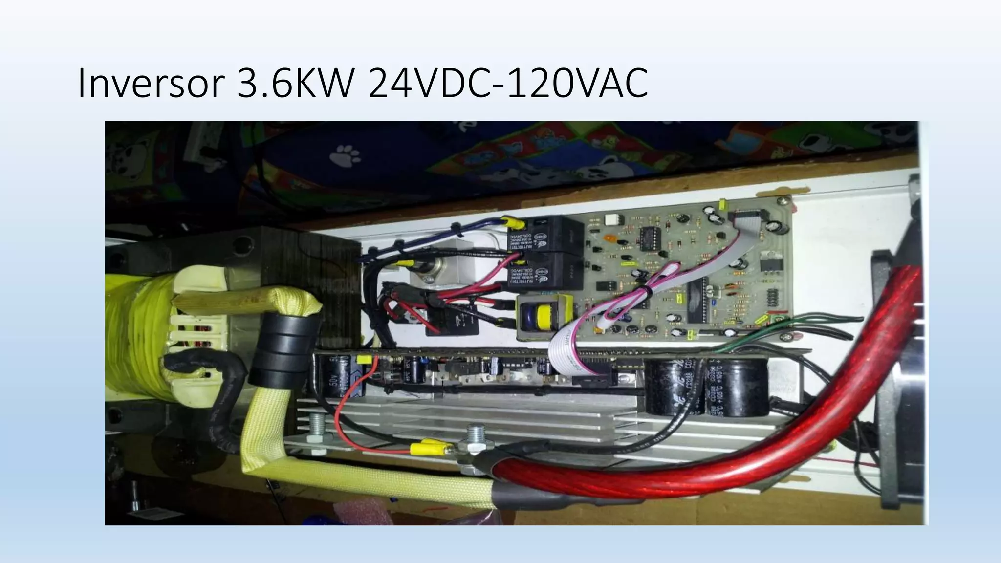 Inversor 3.6KW 24VDC-120VAC
 