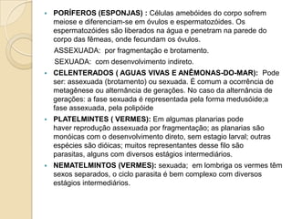 PROCESSO REPRODUTIVO