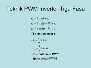 Teknik PWM Inverter Tiga-Fasa 