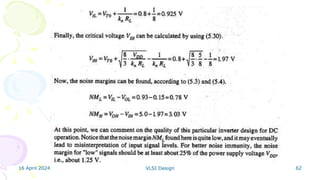 16 April 2024 VLSI Design 62
 
