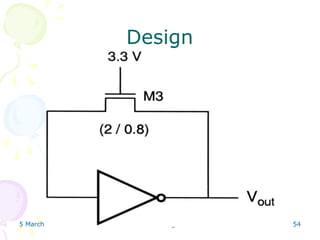 5 March 2024 VLSI Design 54
Design
 