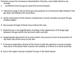 Invertogram ANORECTAL MALFORMATION ( ARM ) PRANAYA | PPTX