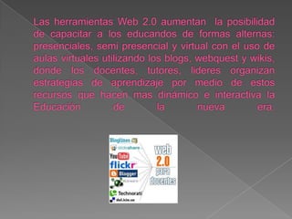 Importancia de las Herramientas de la Web para la Educacion