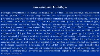 Invest in Libya