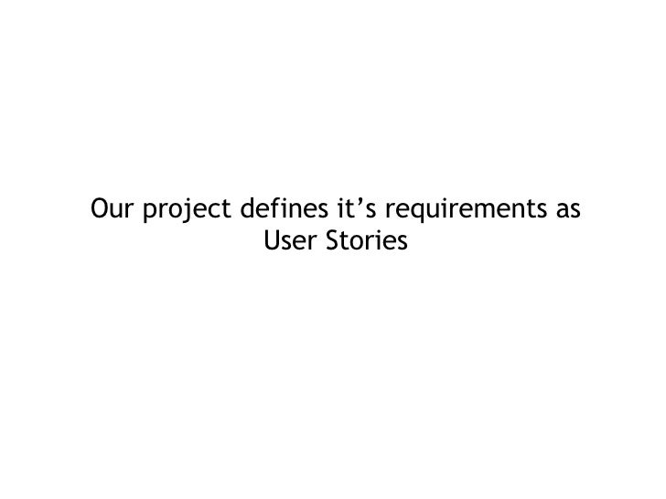 Invest In Good User Stories