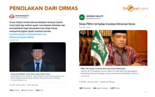 PENOLAKAN DARI ORMAS
17
 