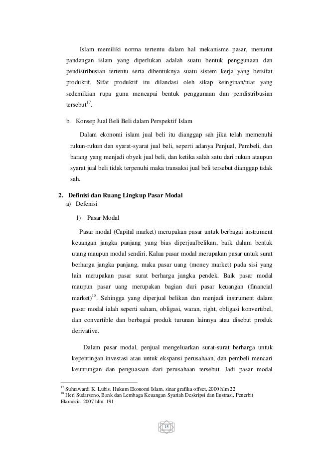 Paper Investasi Dalam Islam Dan Pasar Modal Syariah