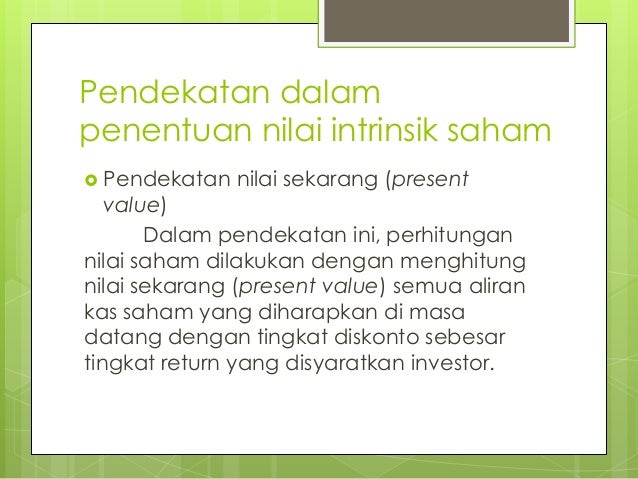 Investasi dan pasar modal power point