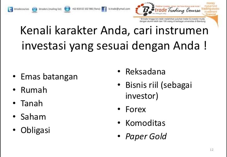 Forex vs komoditas