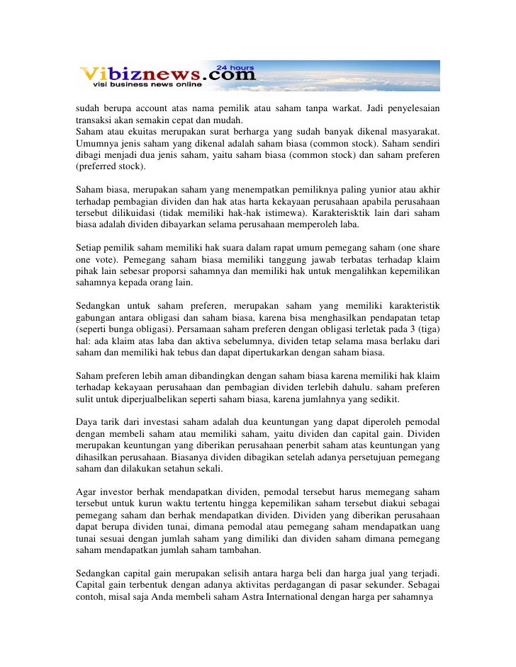 Opsi saham atau saham terbatas