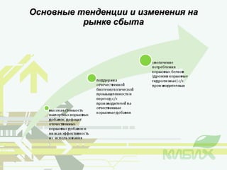 Основные тенденции и изменения на рынке сбыта 